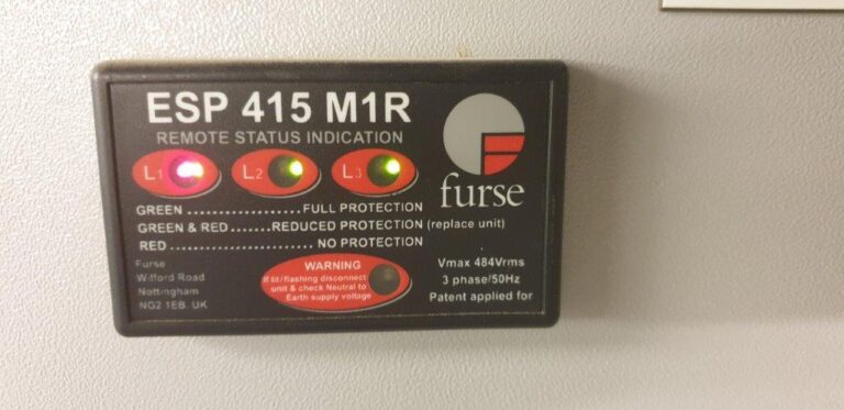 Faulty surge protection device identified and reported